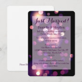 Net Getrouwd Stippen en Hartjes Kaart (Voorkant / Achterkant)