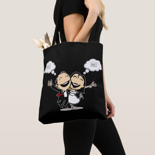 Net getrouwd tote bag (Dichtbij)