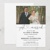 Net Getrouwd Trouw Aankondiging Ontvangst (Voorkant / Achterkant)