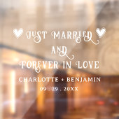 Net getrouwd trouwauto Stickers (Vel 2)