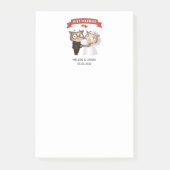 Net Getrouwd Uil Huwelijk  Post-it® Notes (Voorkant)