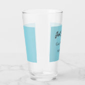 Net getrouwd voeg naam koppel datum jaar huwelijk glas (Rechts)