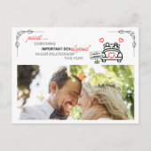 Net getrouwd - we hielden foto Briefkaart (Voorkant)