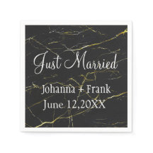 Net Getrouwd Zwart en Goed Marmer