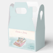 Net getrouwde boot voor bruiloft bedankdoosjes (Geopend)