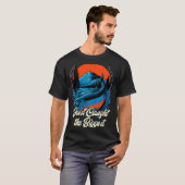 Net Gevangen de Grootste Vis Hobby Visser Pa T-shirt (Voorkant volledig)