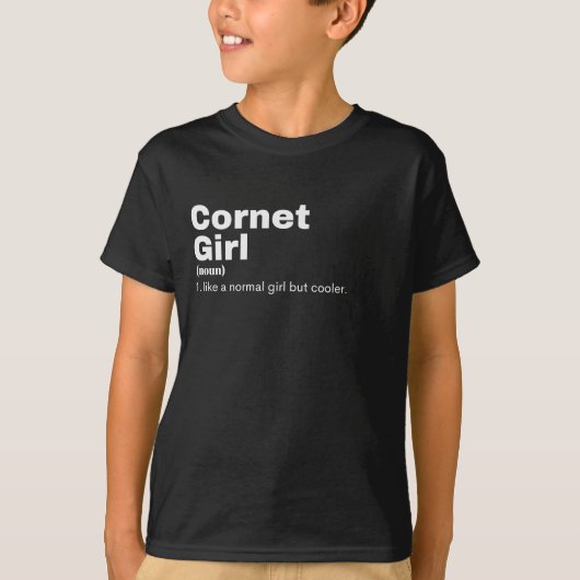 net  Girl - Cornet  T-shirt (Voorkant)
