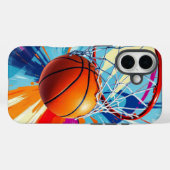 Net Guard Basketball Case-Mate iPhone Case (Achterkant (horizontaal))
