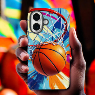 Net Guard Basketball iPhone 16 Hoesje