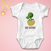 Net Hatched Cute Green Baby Crocodile in Egg Romper