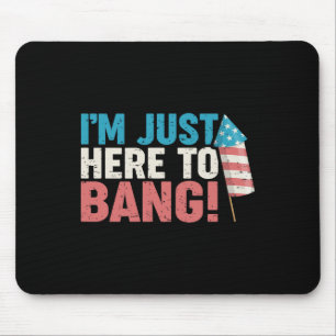 Net hier om Shirt te slaan 4 juli vuurwerk Patri Muismat