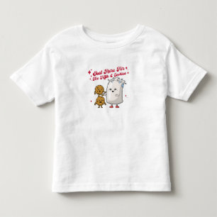 Net hier voor de melk & koekjes peuter T-shirt