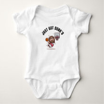 Net kreeg Dunked Funny Doop Baby Bodysuit Gift