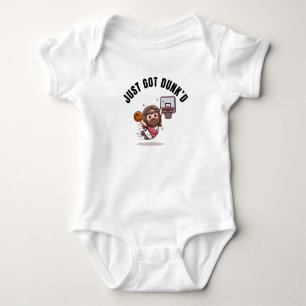Net kreeg Dunked Funny Doop Baby Bodysuit Gift