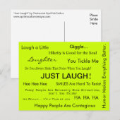 NET LAUGH! Briefkaart van April McCallum (Voorkant / Achterkant)