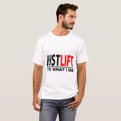 NET LIFT-IT IS WAT IK DOE T-SHIRT (Voorkant volledig)