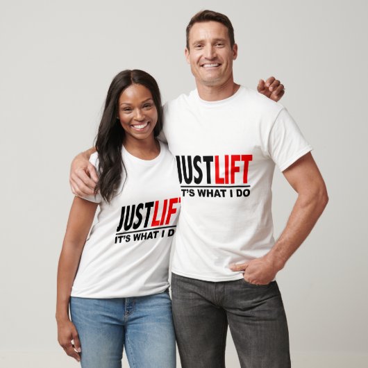 NET LIFT-IT IS WAT IK DOE T-SHIRT (Unisex)