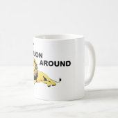 NET LION ROND KOFFIEMOK (Voorkant rechts)