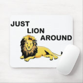 NET LION ROND MUISMAT (Met muis)