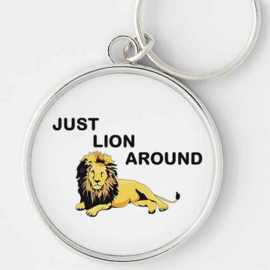 NET LION ROND SLEUTELHANGER (Voorkant)