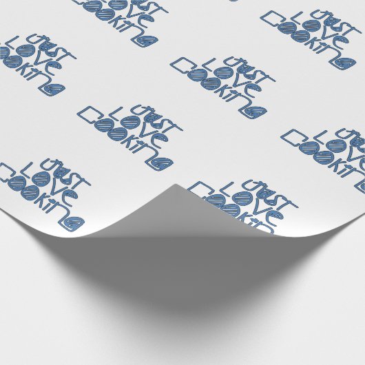 Net Love Cooking Cadeaupapier (Hoek)