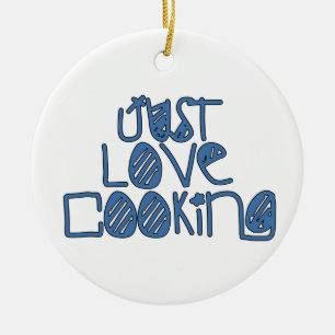 Net Love Cooking Keramisch Ornament