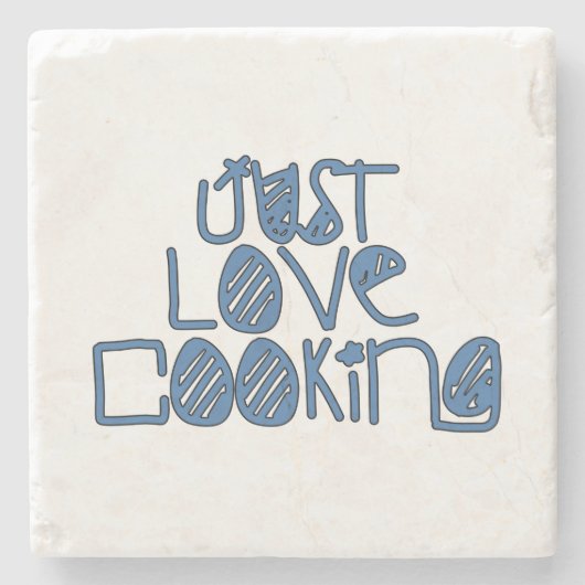 Net Love Cooking Stenen Onderzetter (Voorkant)