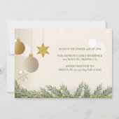 Net Love Holiday Weddenschap Elopement Party Kaart (Achterkant)