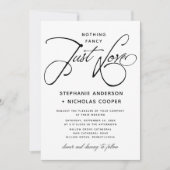 Net Love Typography Script Natural Handwriting Kaart (Voorkant)