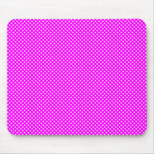 Net Magenta van het Patroon met Wit Muismat