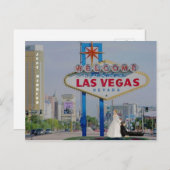 NET MARRIED Bride drag Groom Las Vegas Briefkaart (Voorkant / Achterkant)