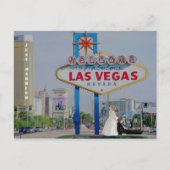 NET MARRIED Bride drag Groom Las Vegas Briefkaart (Voorkant)