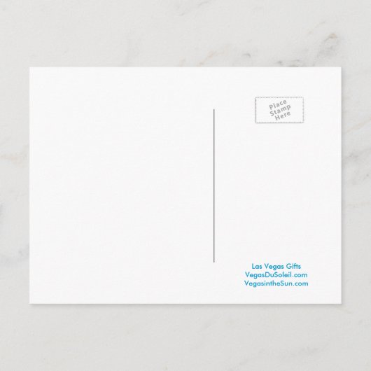 NET MARRIED Las Vegas Briefkaart (Achterkant)