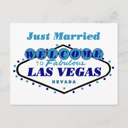 NET MARRIED Las Vegas Briefkaart (Voorkant)