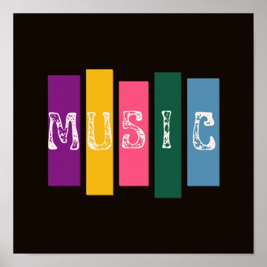 NET MUZIEK POSTER (Voorkant)