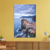 Net na zonsondergang | Vernazza, Cinque Terre, Ita Canvas Afdruk (Insitu (Woonkamer))