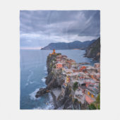 Net na zonsondergang | Vernazza, Cinque Terre, Ita Fleece Deken (Voorkant)