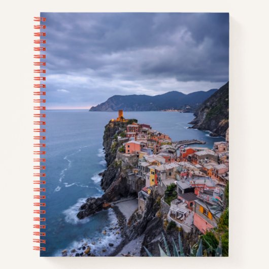 Net na zonsondergang | Vernazza, Cinque Terre, Ita Notitieboek (Voorkant)
