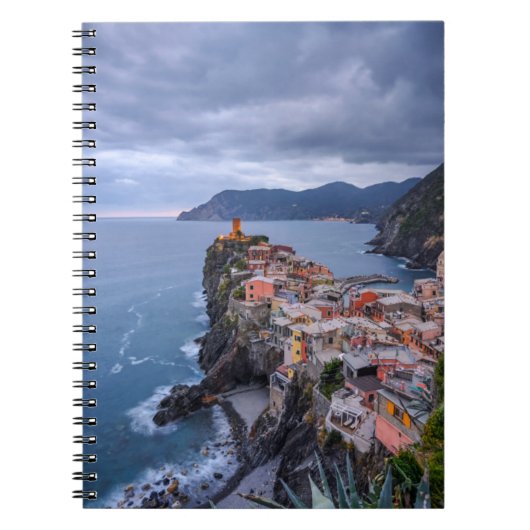 Net na zonsondergang | Vernazza, Cinque Terre, Ita Notitieboek (Voorkant)