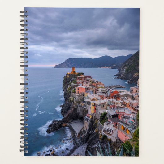 Net na zonsondergang | Vernazza, Cinque Terre, Ita Planner (Voorkant)