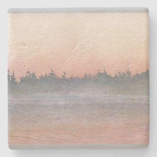 Net na zonsonderOnderzetter Stenen Onderzetter (Voorkant)