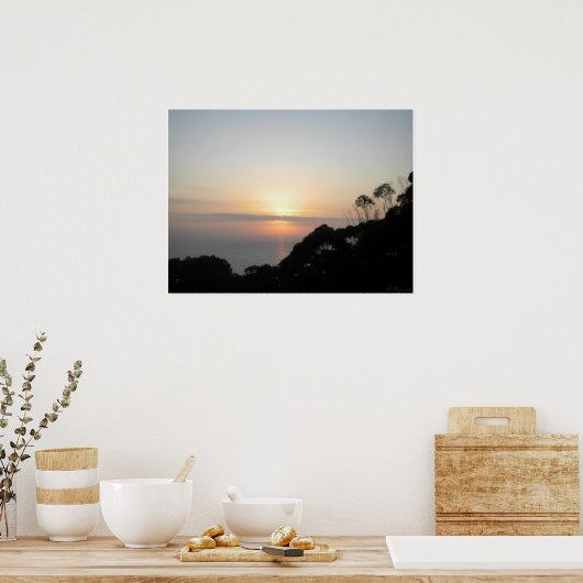 Net op tijd poster (Keuken)