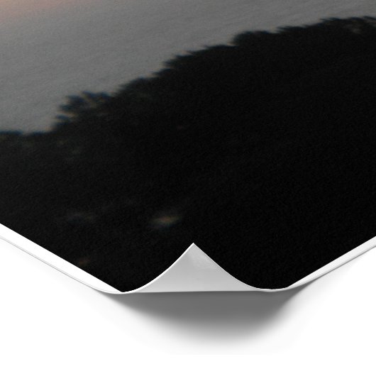 Net op tijd poster (Hoek)