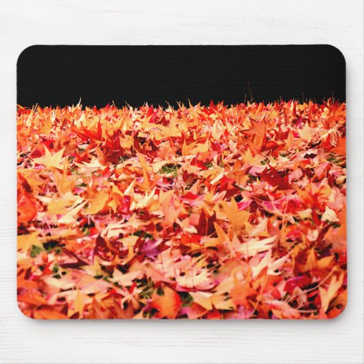 Net op tijd voor herfst - Maple Leaves Muismat (Voorkant)