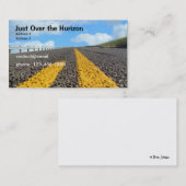 Net over de horizon visitekaartje (Voorkant / Achterkant)