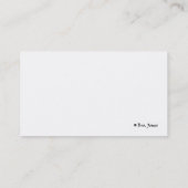 Net over de horizon visitekaartje (Achterkant)