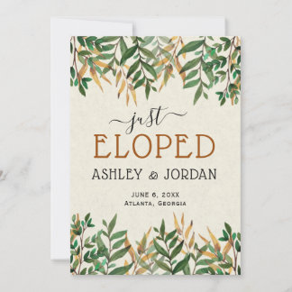 Net overleden bruiloft aankondiging