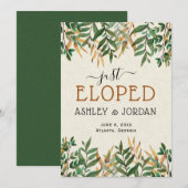 Net overleden bruiloft aankondiging (Voorkant / Achterkant)