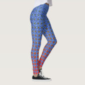 Net Patroon 10.blue.Upwx4 Lblue BG Leggings (Rechts)