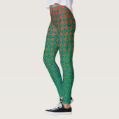 Net Patroon 10.blue.wx4 groene BG Leggings (Links)
